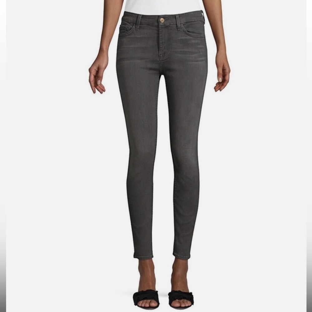 7 For All Mankind High Waist Ankle Skinny Jean